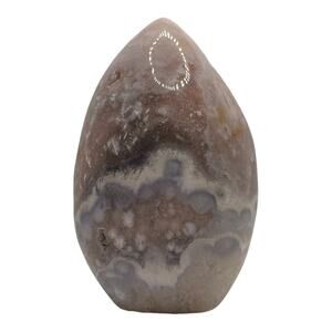 Pink Amethyst Free Form Flame Teardrop #2